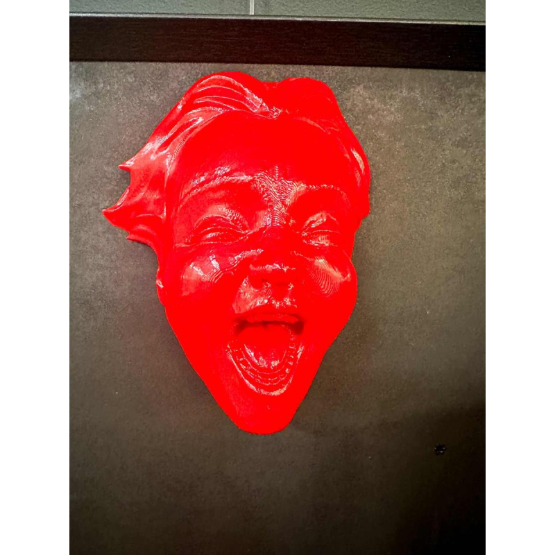 Pierre Joseph, tableau / sculpture “Garçon rouge“, 21e siècle