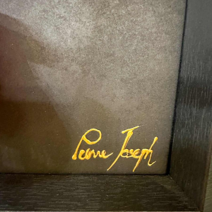 Pierre Joseph schilderij / beeldhouwwerk “Rode jongen“ 21e eeuw