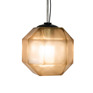 Suspension lumineuse / lampe à poser industrielle en Plexiglass, ca 1960