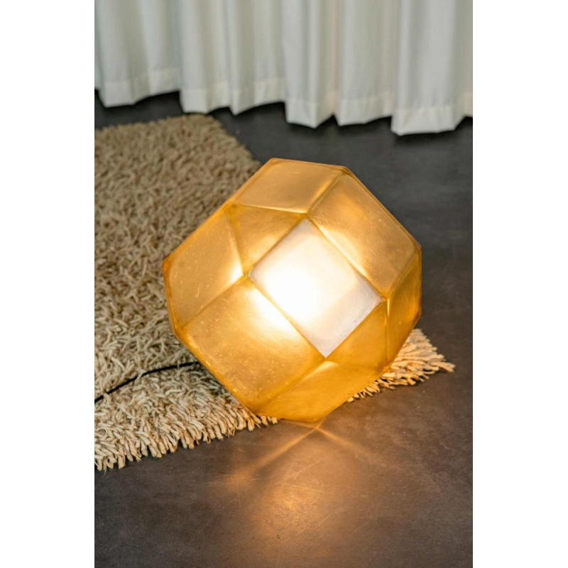 Suspension lumineuse / lampe à poser industrielle en Plexiglass, ca 1960