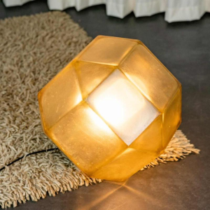 Plexiglas industriële hanglamp kroonluchter / vloerlamp, ca 1960