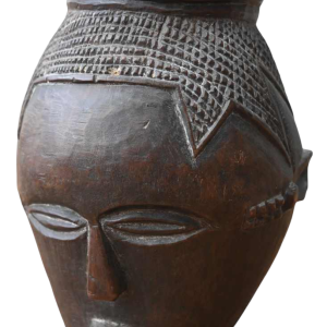 Afrikaanse houten palmwijn beker Koninkrijk Kuba, DR Congo