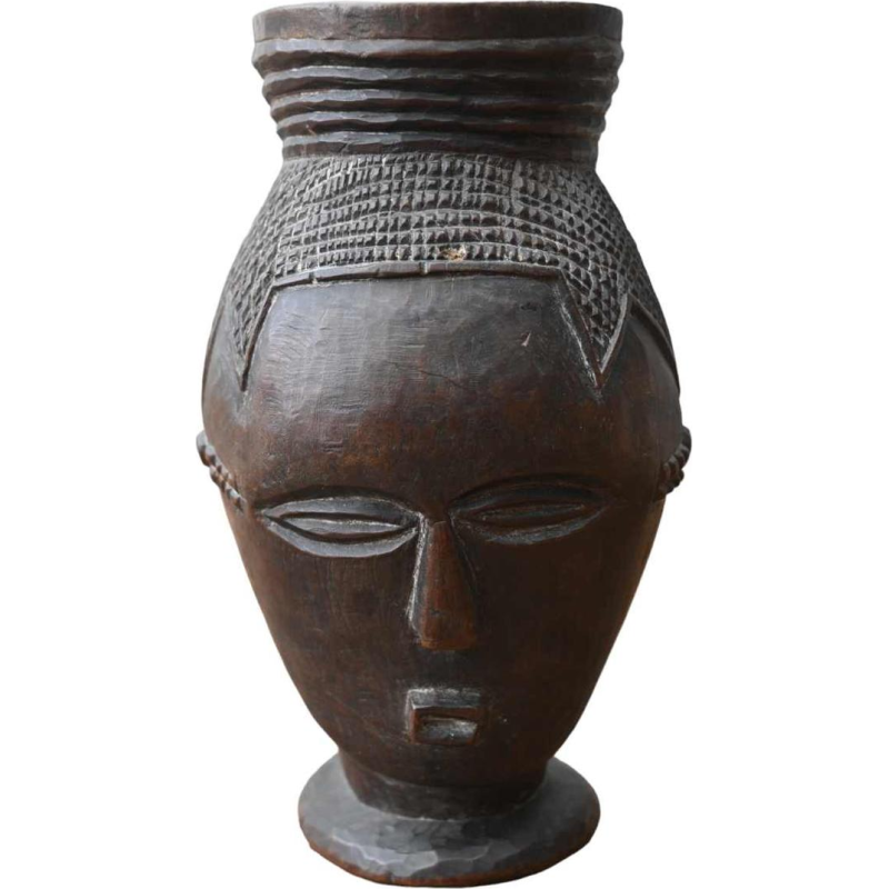 Coupe africaine en bois, Royaume de Kuba, RD Congo