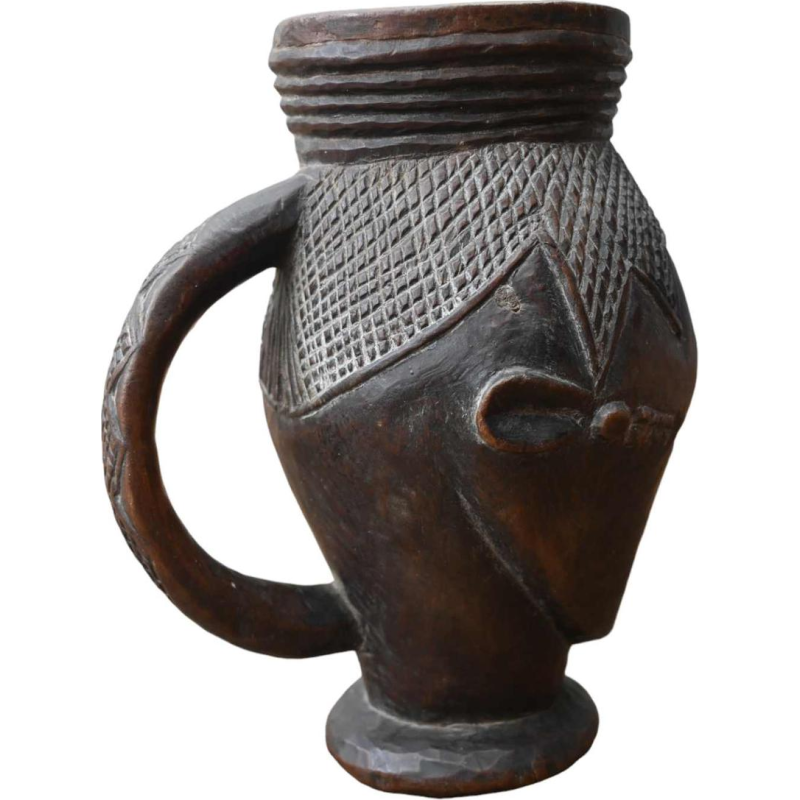 Coupe africaine en bois, Royaume de Kuba, RD Congo