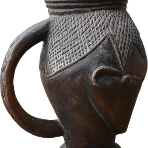 African Wooden palmwine Cup Kingdom of Kuba, DR Congo