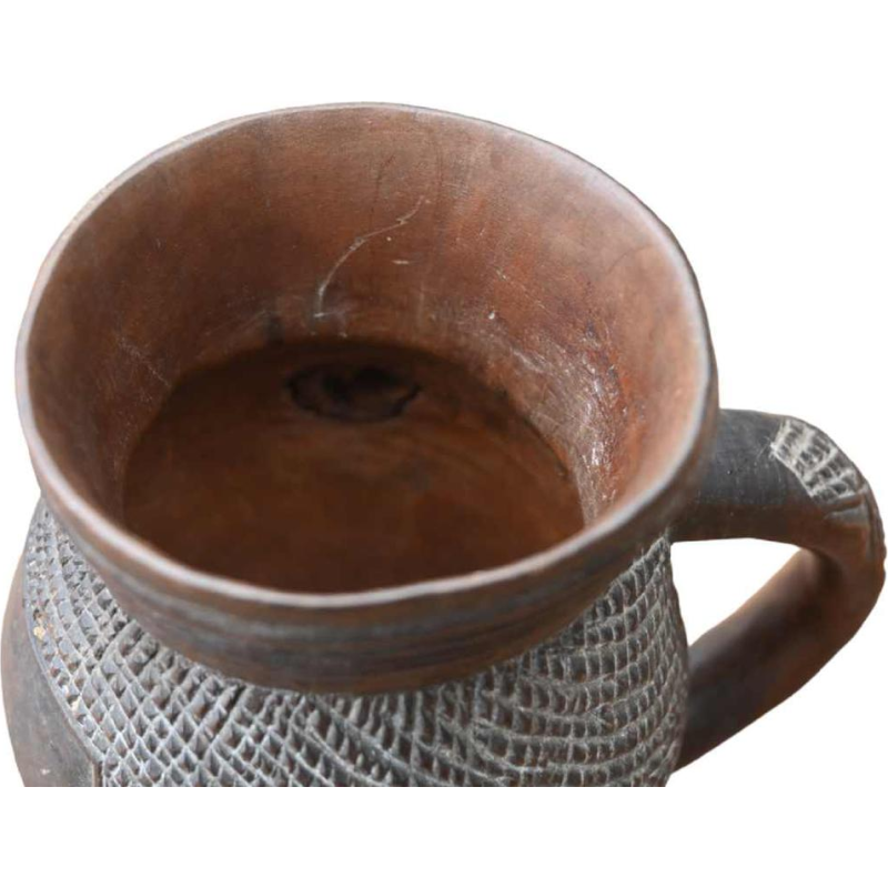 African Wooden palmwine Cup Kingdom of Kuba, DR Congo