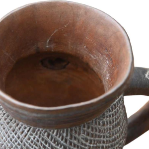 African Wooden palmwine Cup Kingdom of Kuba, DR Congo