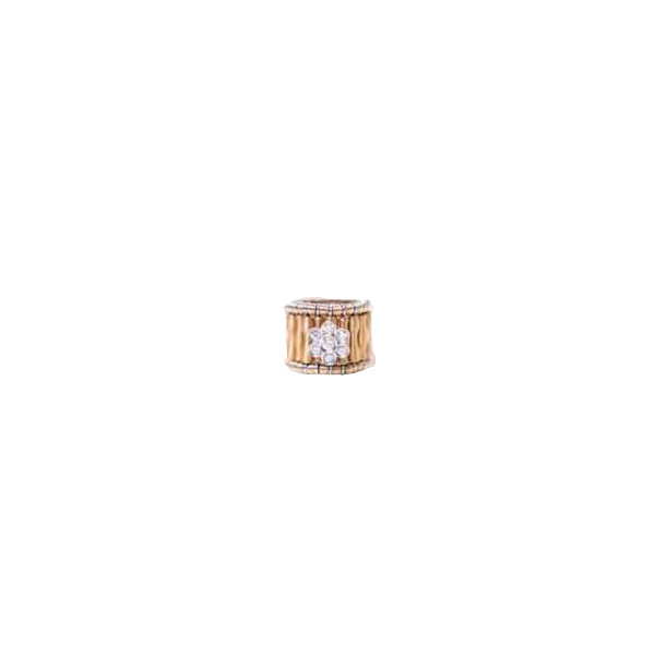 Bague en or rose & diamants