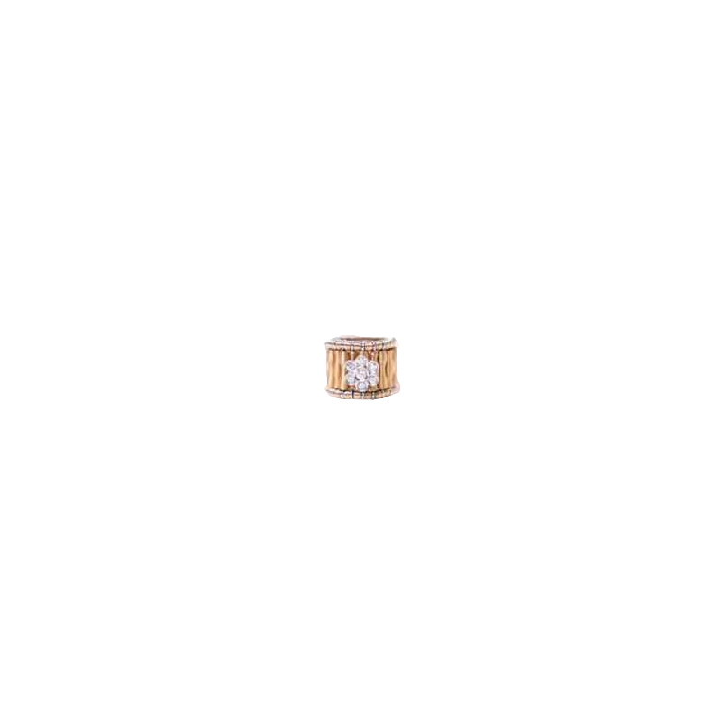 Bague en or rose & diamants