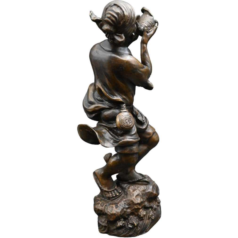 Okimono Japonais - sculpture en Bronze, ère Edo