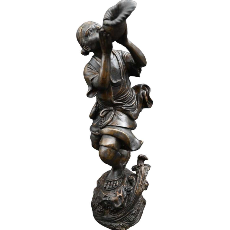 Japanese Okimono - Bronze sculpture, Edo period