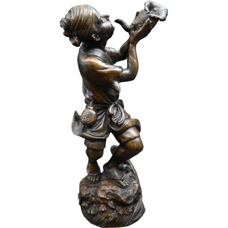 Okimono Japonais - sculpture en Bronze, ère Edo