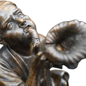 Japanese Okimono - Bronze sculpture, Edo period