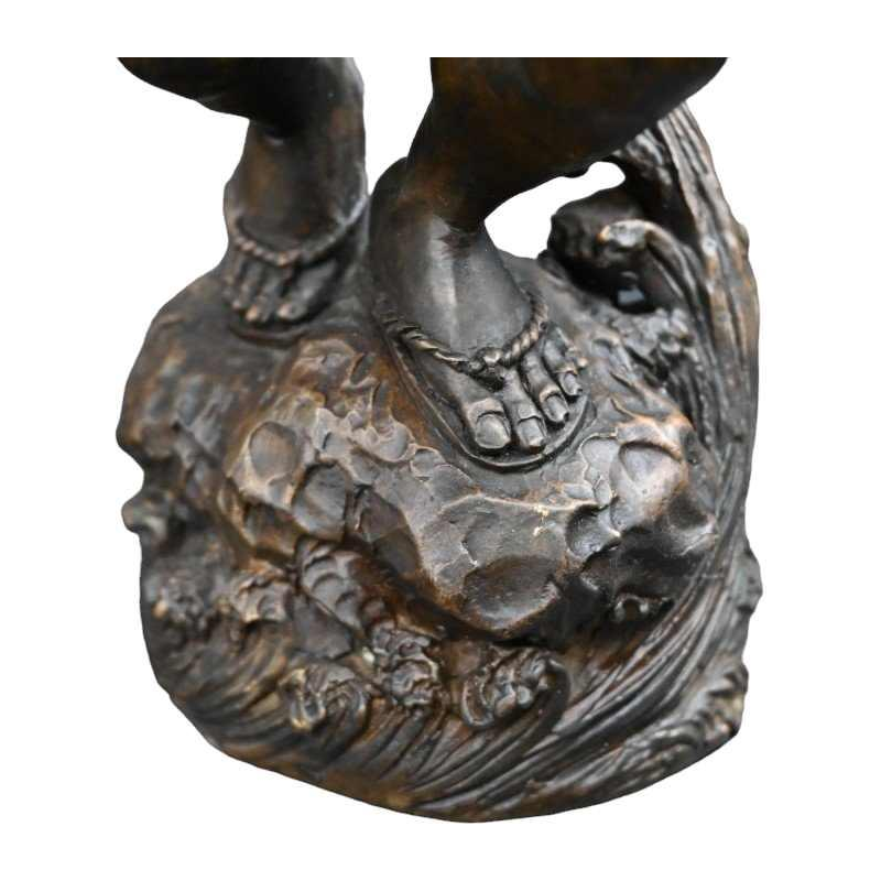 Japanese Okimono - Bronze sculpture, Edo period