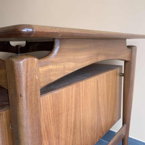 Peter Lovig Nielsen (attributed), Danish Scandinavian Design Teak Desk, 1960s