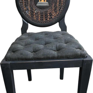 Set of 4 Freemasonic chairs from the Liège region (Belgium), late 19th century