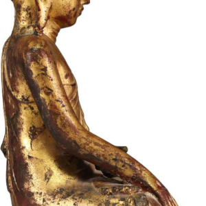 Gilded bronze Buddha, Burma - Myanmar - Shakyamuni, Mandalay region, 19th century