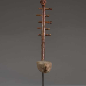 Mangbetu / Azande RDC, carved wooden harp, early 20th century