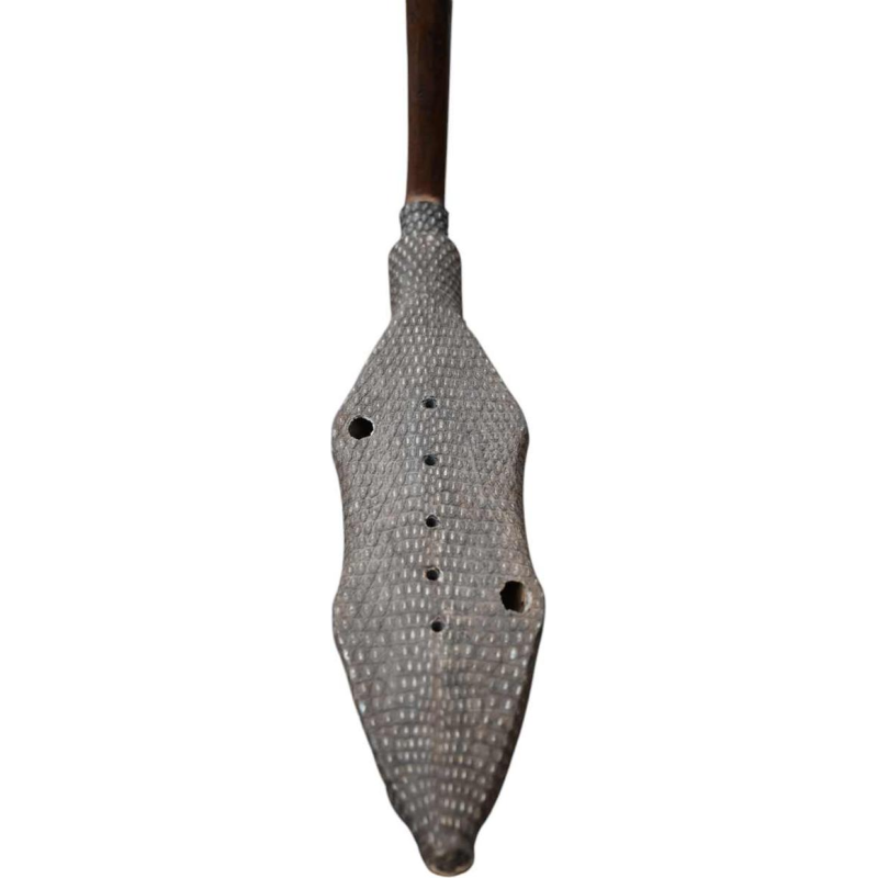 Mangbetu / Azande RDC, carved wooden harp, early 20th century