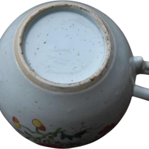 Chinees porseleinen theepotje, Famille Rose, 18e eeuw, Qianlong