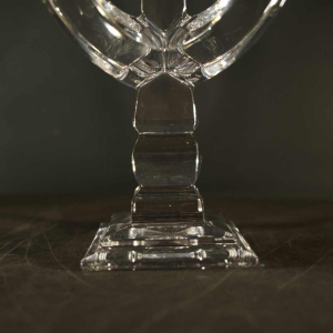 Pair of crystal candelabras, ca 1960