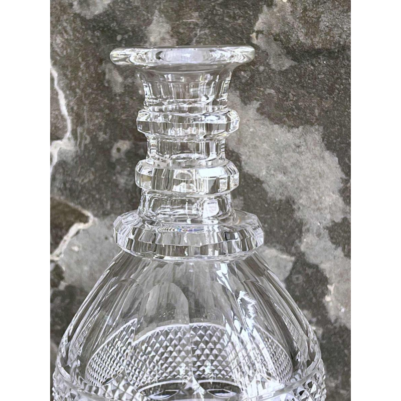 Cristallerie de Vonêche (Val Saint Lambert), carafe à vin en cristal taillé, fin 19ème
