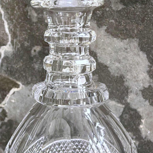 Cristallerie de Vonêche (Val Saint Lambert), carafe à vin en cristal taillé, fin 19ème