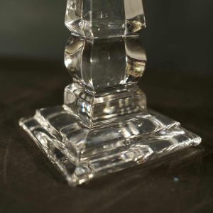 Pair of crystal candelabras, ca 1960