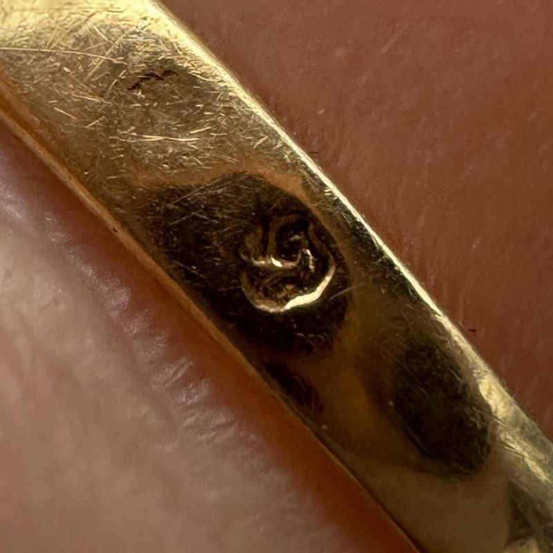 Bague à Système Rotatif Sertie d'Une Rhodochrosite