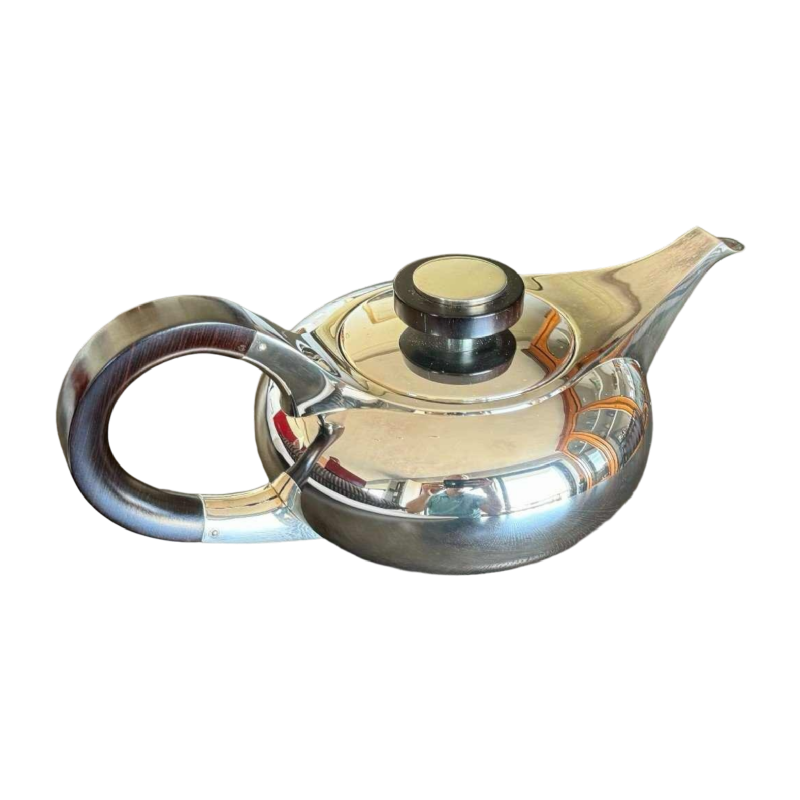 Robbe & Berking, théière Neue Form en argent