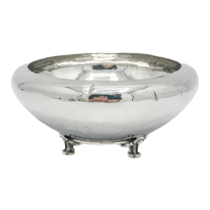 Omar Ramsden 1923 , Coupe En Argent Martelé Par L'orfèvrerie Art And Craft