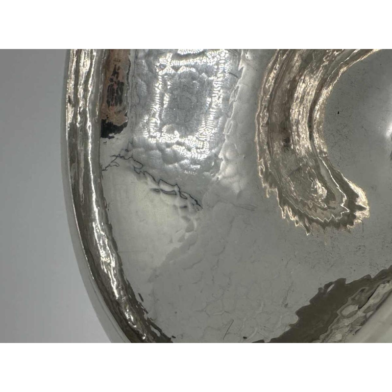 Omar Ramsden 1923 , Coupe En Argent Martelé Par L'orfèvrerie Art And Craft
