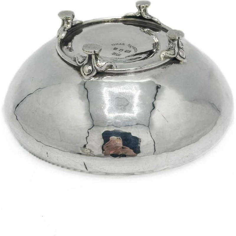 Omar Ramsden 1923 , Coupe En Argent Martelé Par L'orfèvrerie Art And Craft