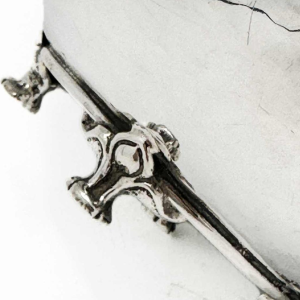 Omar Ramsden 1923, Hammered Silver Cup By Art And Craft Goldsmith