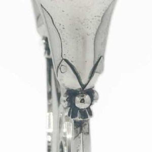 Middelpuntkandelaar in sterling zilver. Scandi-geïnspireerd model