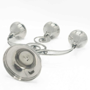 Candélabres Centre De Table En Argent Massif Sterling. Modèle Inspiration Scandi