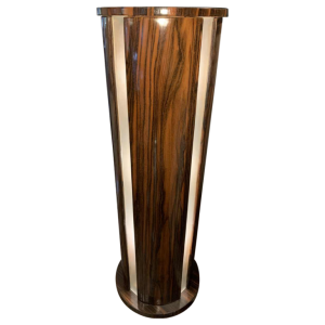 DE COENE FRERES, Art Deco Light Column, Macassar Ebony, 1925