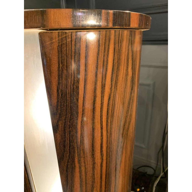 DE COENE FRERES, Art Deco Lichte Kolom, Macassar Ebbenhout, 1925