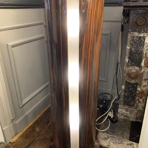 DE COENE FRERES, Art Deco Light Column, Macassar Ebony, 1925
