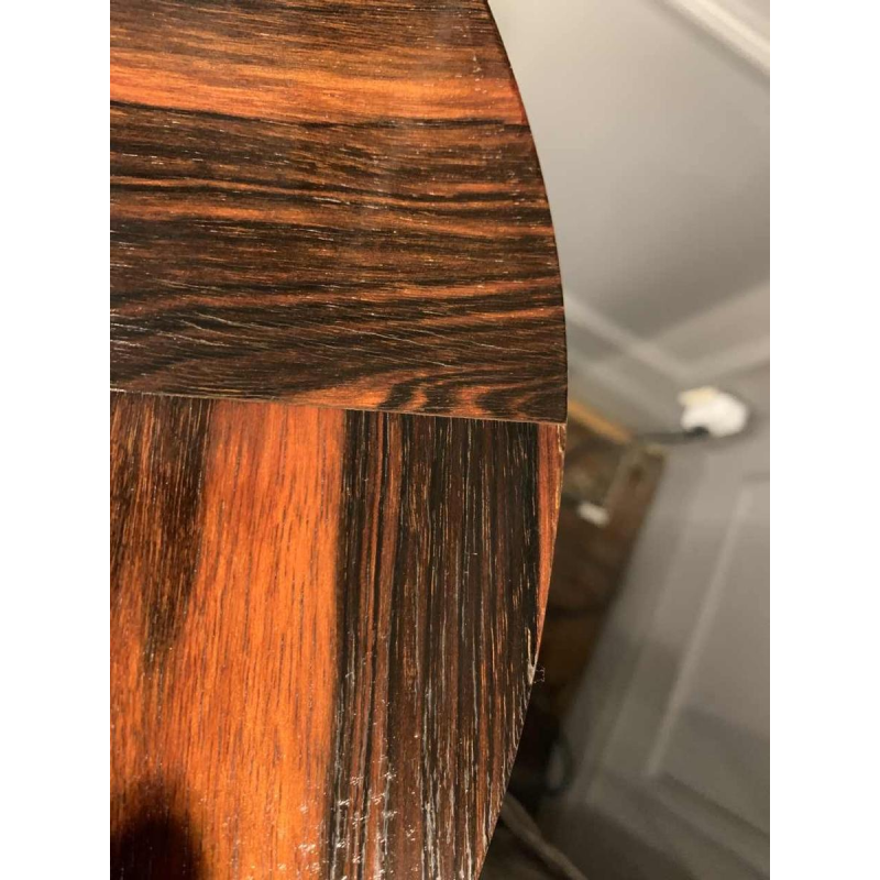 DE COENE FRERES, Art Deco Light Column, Macassar Ebony, 1925