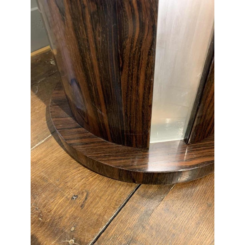 DE COENE FRERES, Art Deco Light Column, Macassar Ebony, 1925