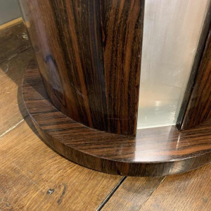 DE COENE FRERES, Art Deco Light Column, Macassar Ebony, 1925