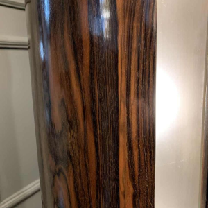 DE COENE FRERES, Art Deco Light Column, Macassar Ebony, 1925