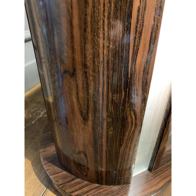 DE COENE FRERES, Art Deco Light Column, Macassar Ebony, 1925