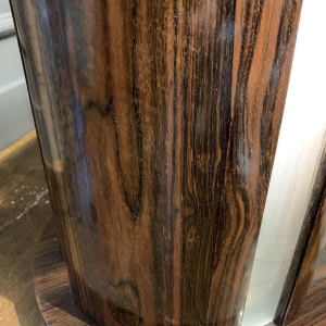 DE COENE FRERES, Art Deco Light Column, Macassar Ebony, 1925