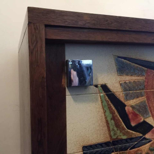 ALFRED HENDRICKX voor BELFORM - Dressoir, palissander en keramiek, ca 1950