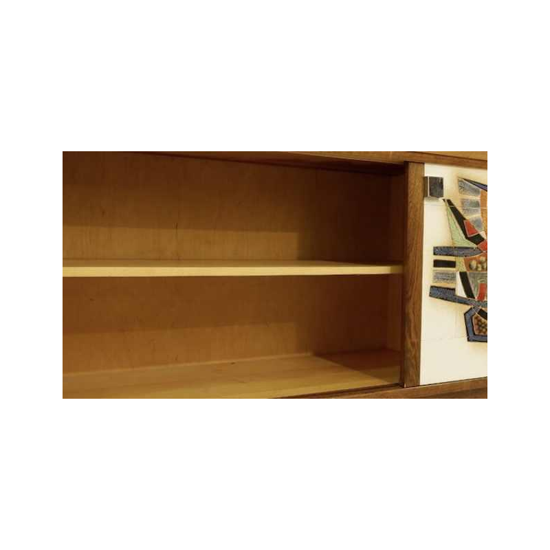 ALFRED HENDRICKX voor BELFORM - Dressoir, palissander en keramiek, ca 1950