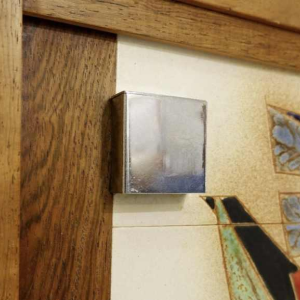 ALFRED HENDRICKX pour BELFORM - Enfilade en bois de rose et céramique, ca 1950