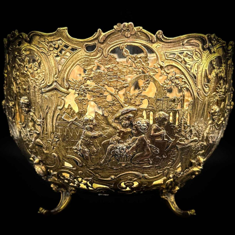 Silver gilt centrepiece 800/1000, Germany 19th century