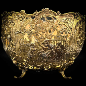 Silver gilt centrepiece 800/1000, Germany 19th century